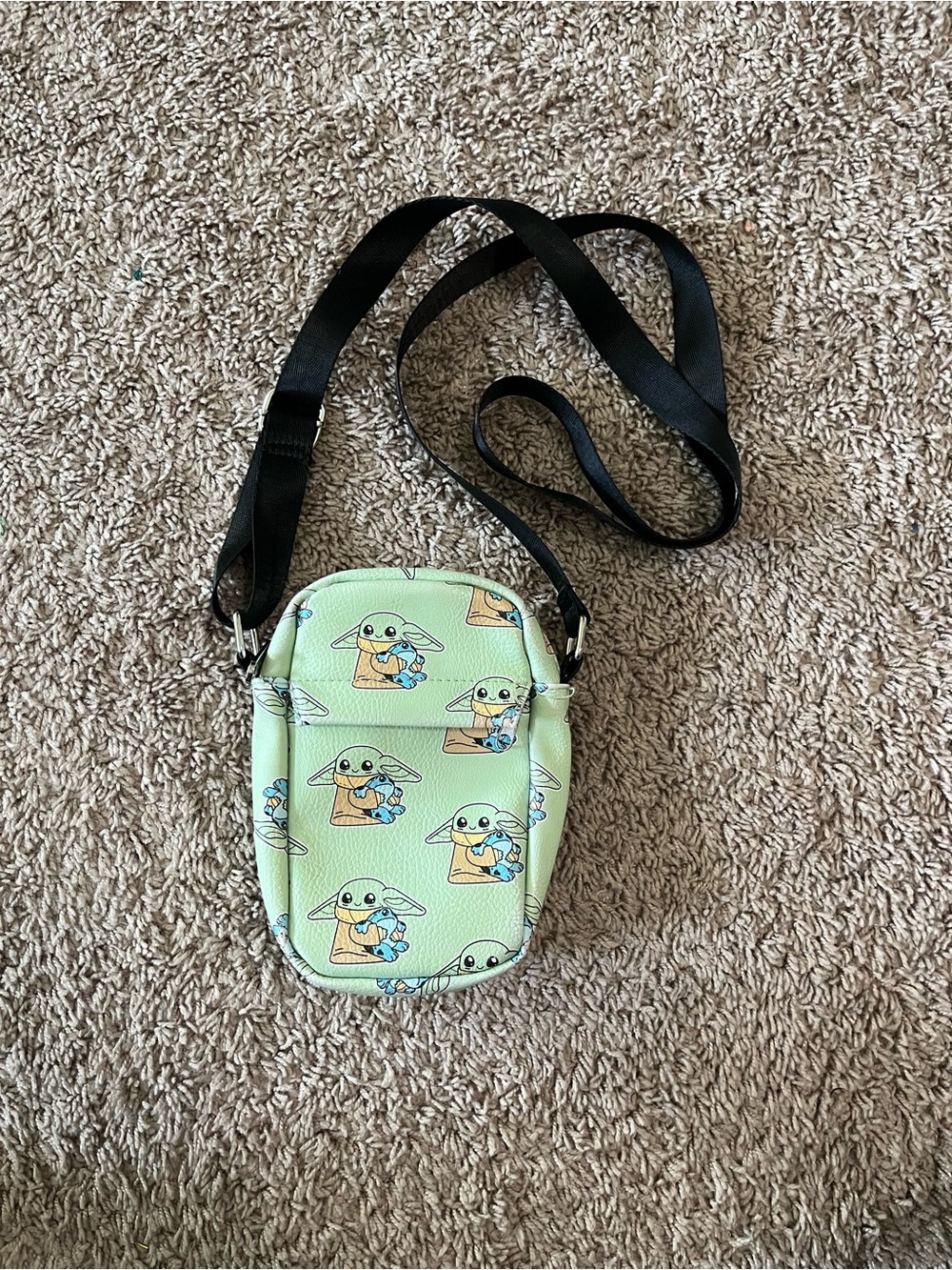 Buckle Down Disney Star Wars Baby Yoda crossbody purse bag Barely Used